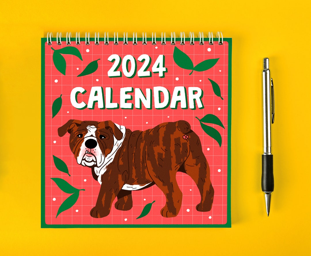 PREORDER 2024 Dog Wall Calendars Etsy