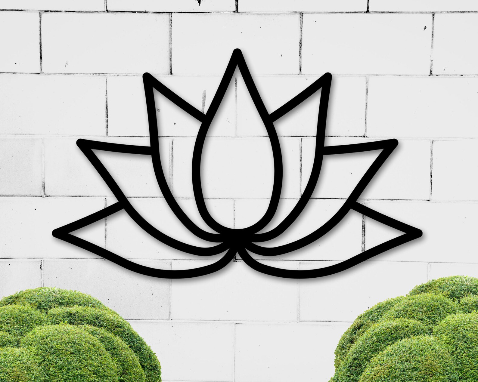 Zen Metal Sign Metal Wall Art Zen Decor Yoga Decor Etsy