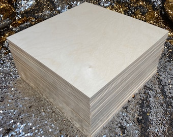 12" Baltic Birch Plywood Sheet: 3mm Laser Wood