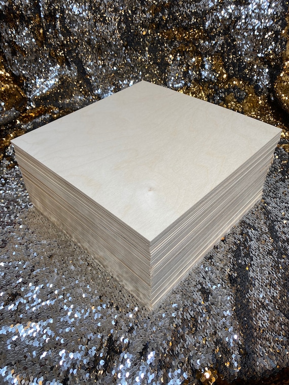 12" Baltic Birch Plywood Sheet: 3mm Laser Wood