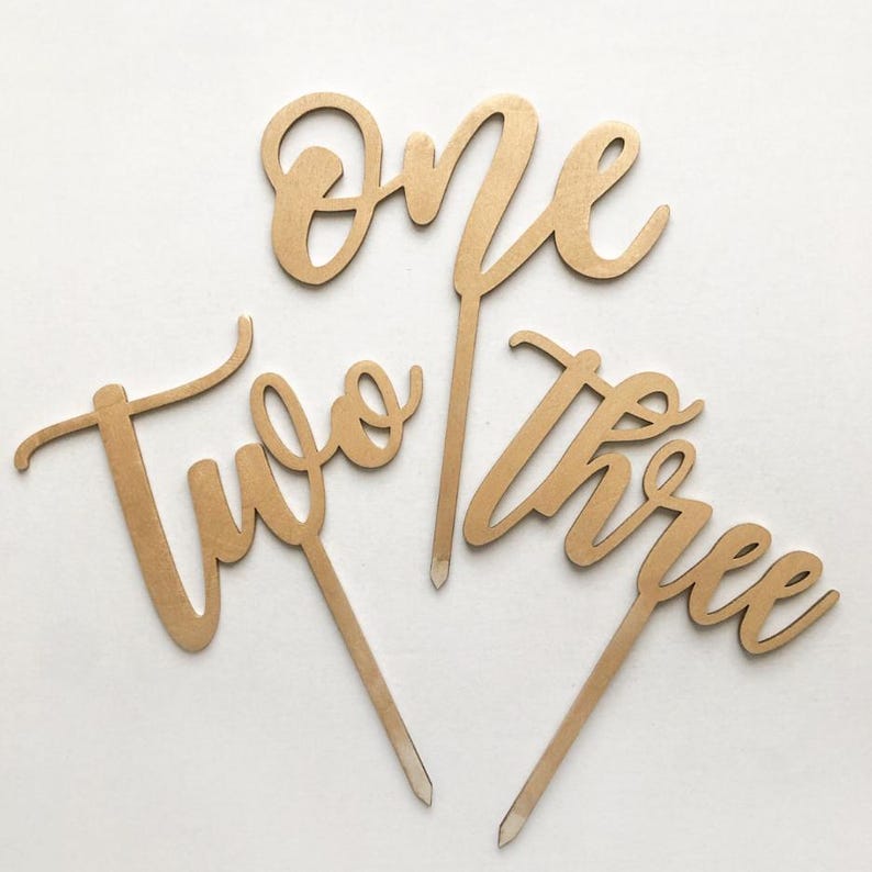 One First Birthday Cake Topper, Toddler Birthday Cake Topper, Script ...