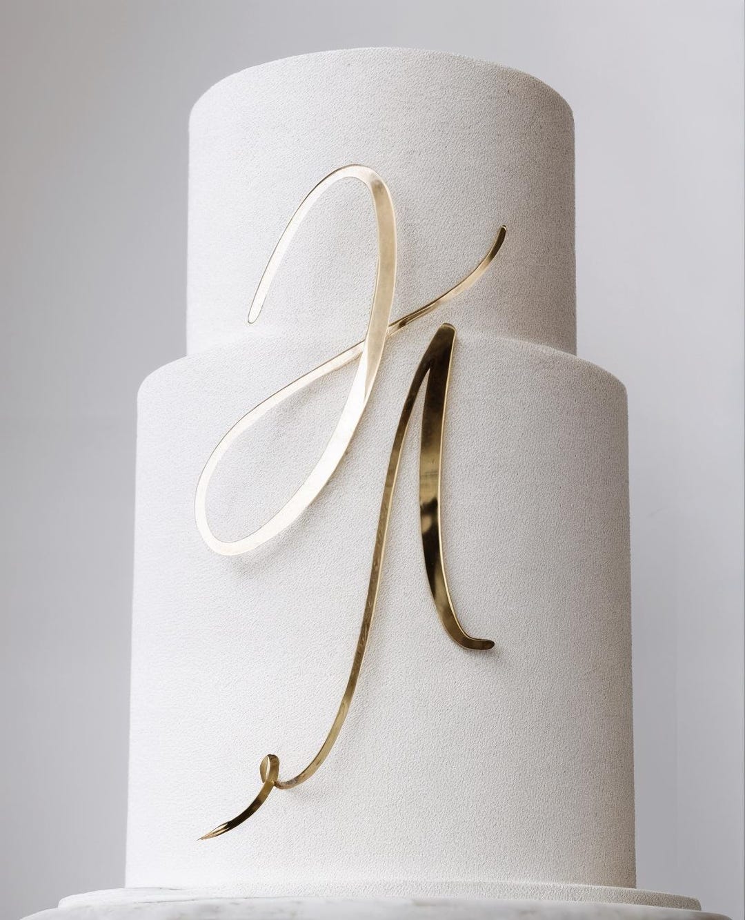 Wedding Cake Topper, Mirrored Cake Topper, Custom Color Cake Topper ...