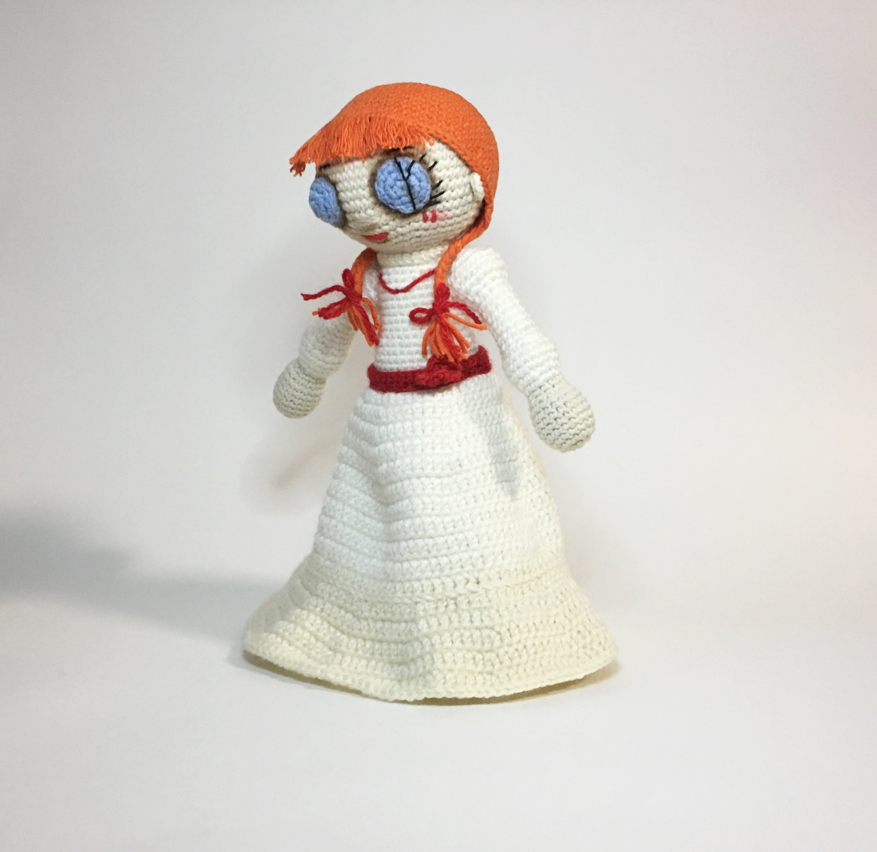 Annabelle toy PDF crochet pattern cute and creepy doll Etsy