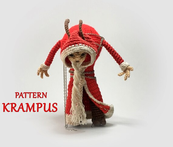 Krampus toy PDF crochet pattern original Christmas gift | Etsy