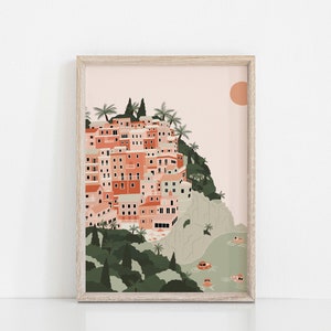 Manarola Print / Cinque Terre Print / Italy Print / Italian Coastline Print