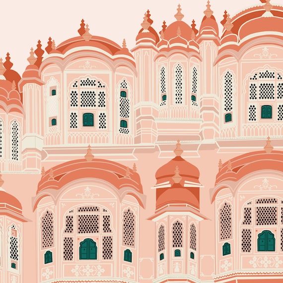 Buy Hawa Mahal Print / Jaipur Print / the Palace of Winds Print / Online in  India - Etsy