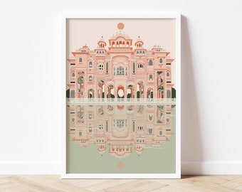 Jaipur Print / Patrika Gate Print / The Pink City Print /  India Print