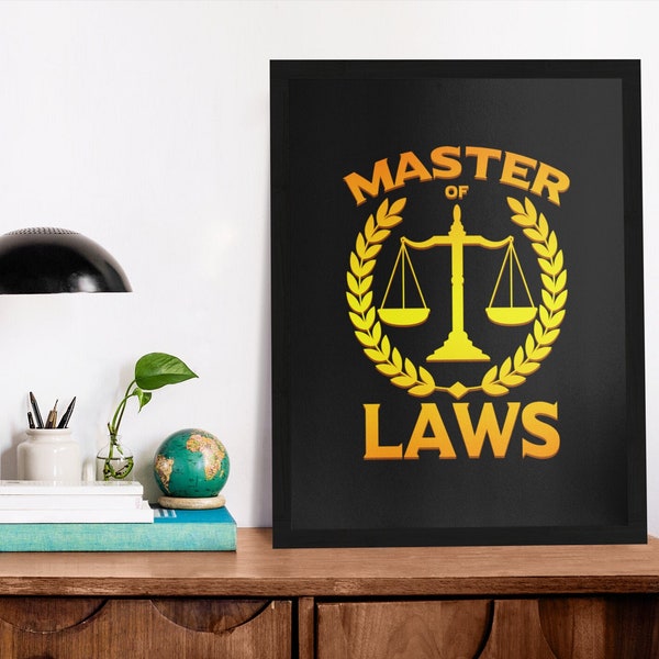 Law Degree Frame Etsy
