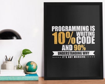 Programmer Wall Art - Etsy