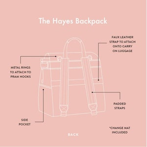 hayes diaper backpack