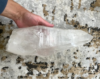 Seltene Lemurian Quarz,Columbianer,Columbianer,Klangender Quarz,Heilstein