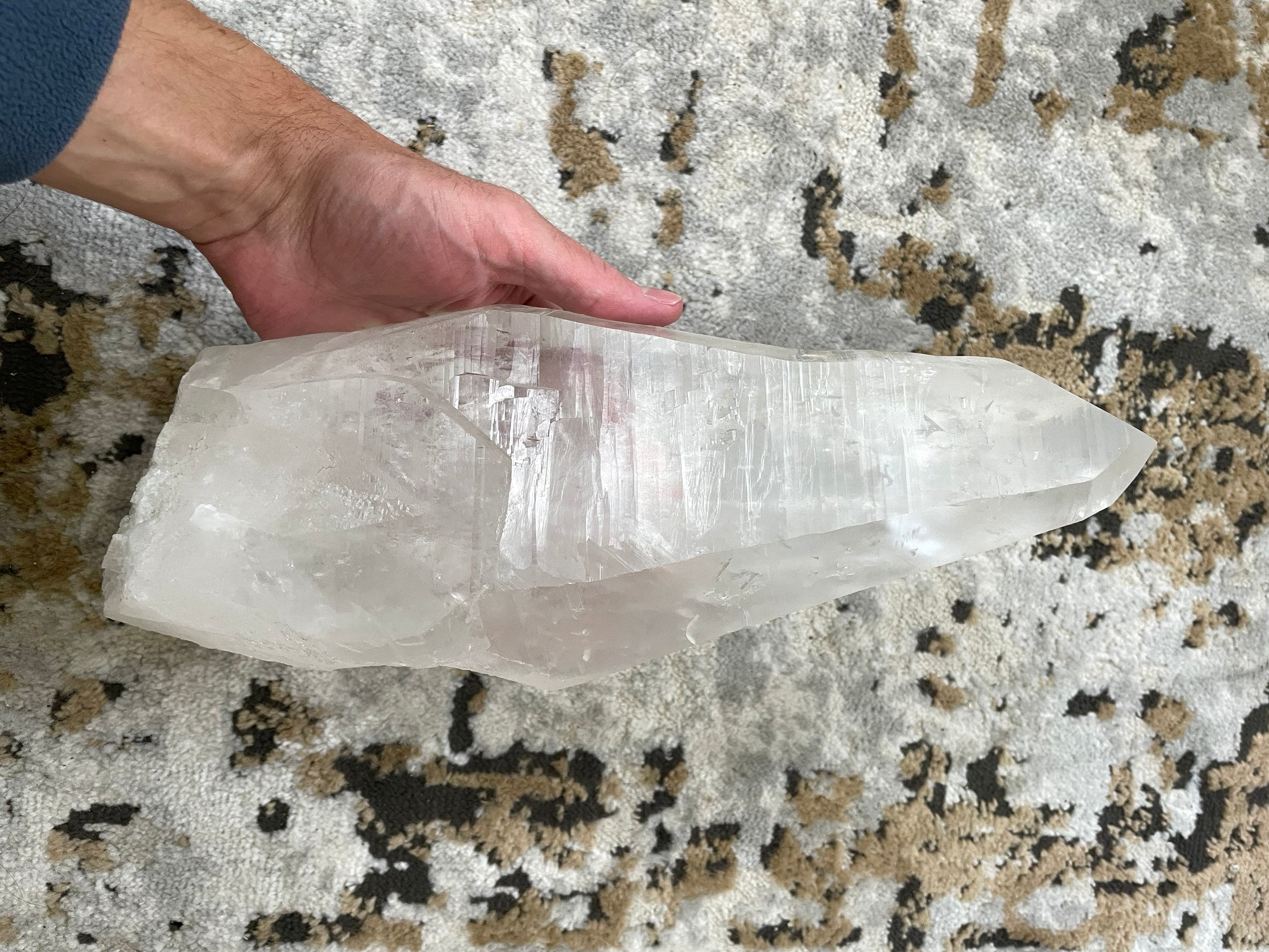 Rare Lemurian Quartz, Columbia, Singing Quartz, Healing Gemstone