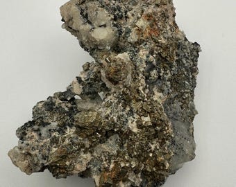 Pyrite with Calcite