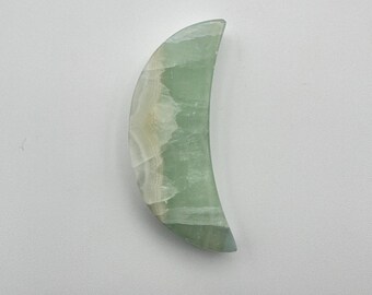 Pistachio Calcite Moon