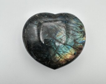 Labradorite Heart