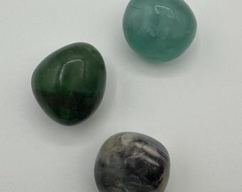 Rainbow Fluorite Large Tumbles
