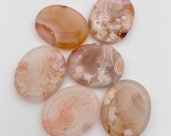 Flower Agate Worry-Away Stone