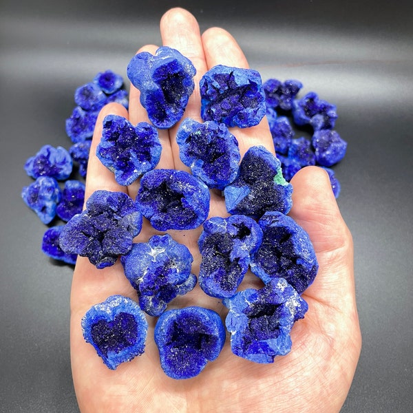 Azurite Geode, 4-6g, Blue Crystal, Crystal of Power, Healing Gemstone, Crystal of Royalty