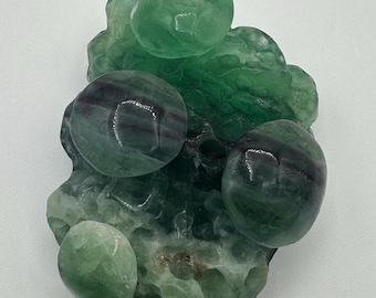 Rainbow Fluorite Mushrooms
