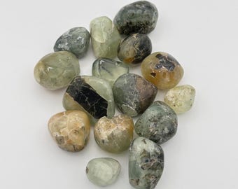 Prehnite + Epidote Tumble