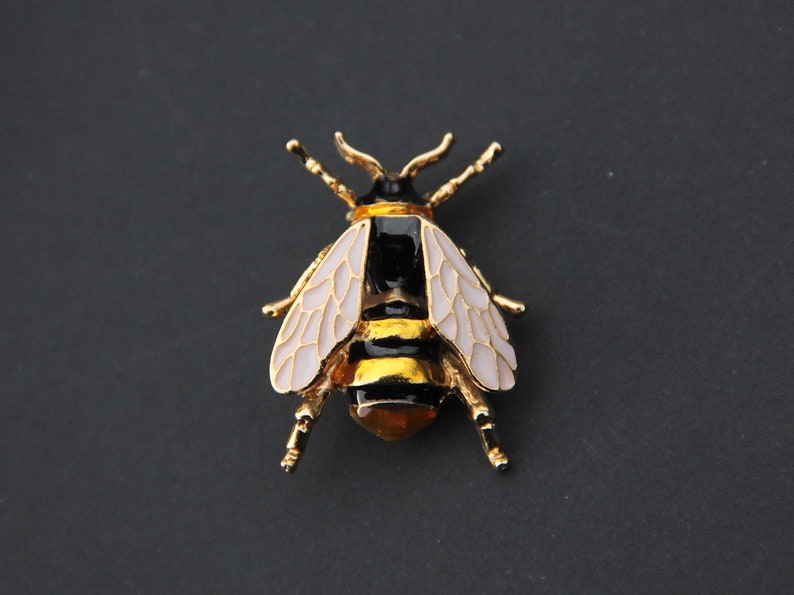 Secret Garden Golden Bee Insect e-mail Black Yellow Beige
