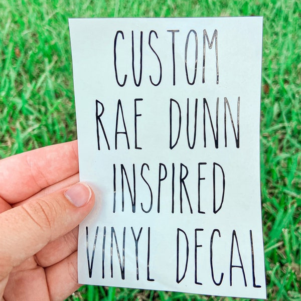 Rae Dunn Decals Etsy