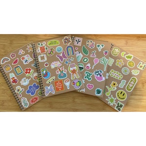 Sticker Cover Spiral Notebook