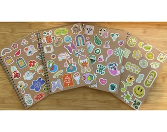 Sticker Cover Spiral Notebook