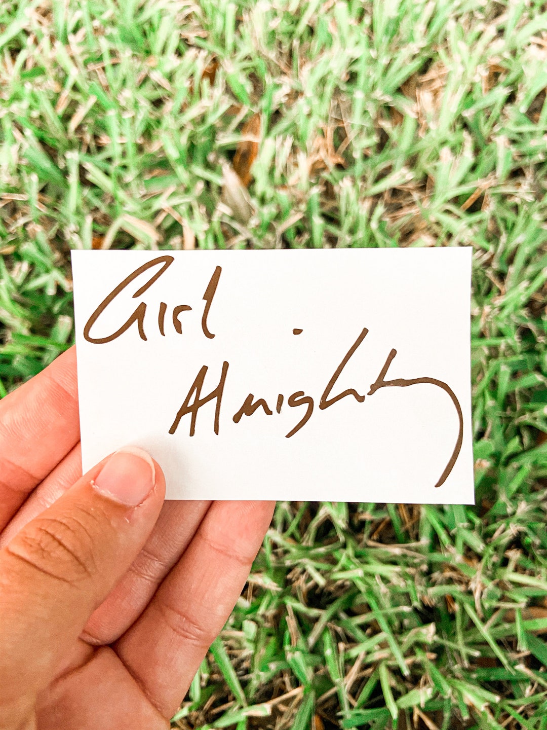 Girl Almighty Necklace (Louis Tomlinson' Handwriting), available