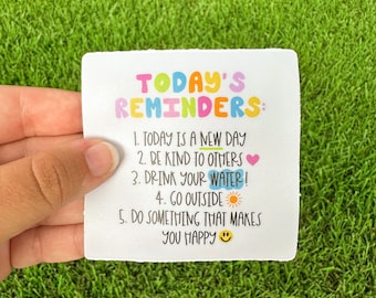 Today's Reminders Sticker