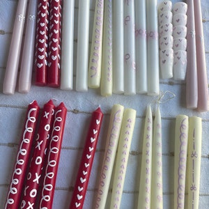 Hand-painted Candles