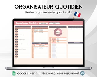 Daily Planner | Google Sheets, Task List (Digital Download)
