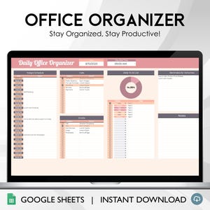 Workday Schedule Work Day Checklist Daily Organizer Work Organizer Digital Work Planner Priorities Checklist Priority Matrix Task Tracker
