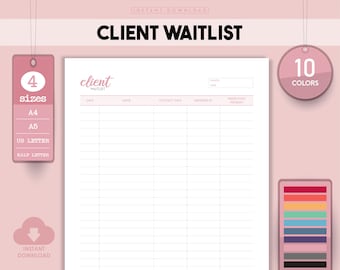 Client Contact List, Customer Contact, Customer Log, Client Log, Business Marketing, Marketing Strategy, Email Log, Client Tracker Customer