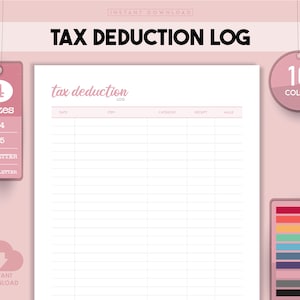Tax Deductions, Tax Write Off, Small Business Tax, Tax Cheat Sheet, Tax Prep Checklist, Business Write Off, Self Employed Taxes, Business