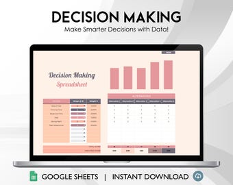 Planificateur de matrice de décision | Matrice d'Eisenhower, gestion de projet (feuilles Google)