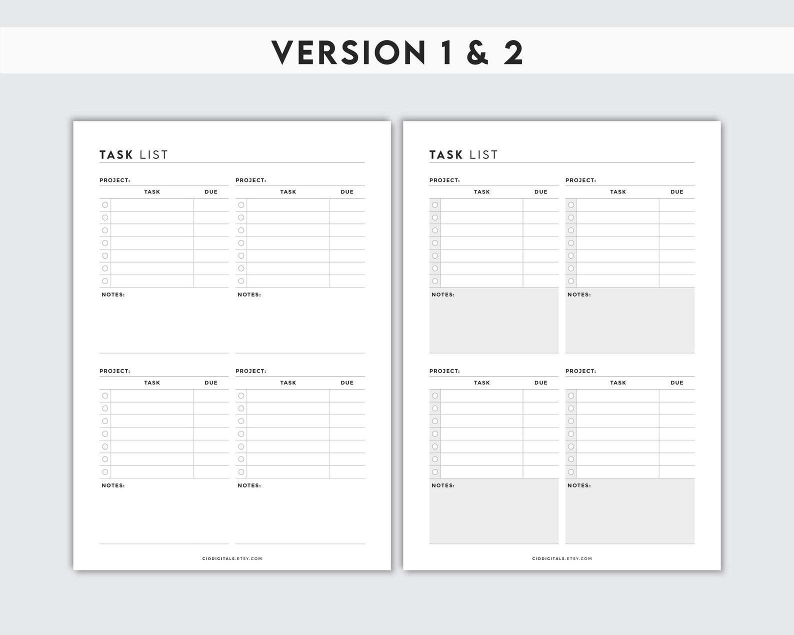 Employee Task List Printable, Work Flow Organizer (digital Download) - Etsy