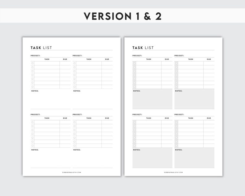 Co Worker Task List Employee Task List Printable, Work Flow Organizer (digital Download) - Etsy