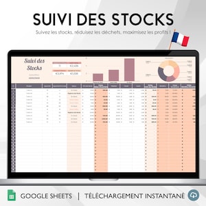 Suivi des Stocks / Gestion Efficace des Produits et Inventaires / Google Sheets / Optimisez Votre Commerce