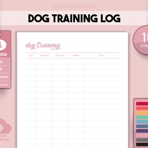 Hundetraining, Welpen Journal, Hundetraining Planer, Welpen Training, Welpen Lieferungen, Puppy Essentials, Hundetraining Tagebuch, Hundebedarf, Welpe