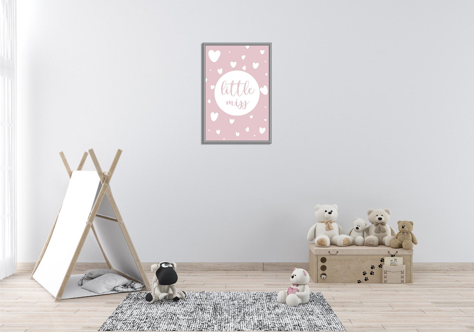Little Miss Art Little Girl Wall Art Girl Room Art Print Etsy