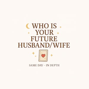 ¿Quién es tu futuro esposo/esposa? ¿Con quién te casarás? Lectura psíquica detallada del tarot **Por favor, lee la descripción**