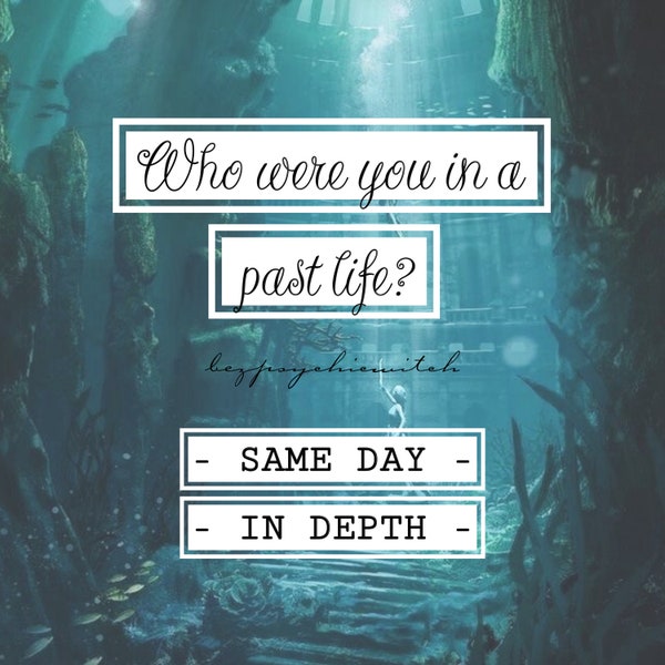 SAME DAY Who were you in a past life? | in DEPTH tarot psychic reading **please read description **