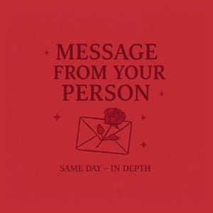 SAME DAY message from your person love letter | in DEPTH tarot psychic reading **please read description**