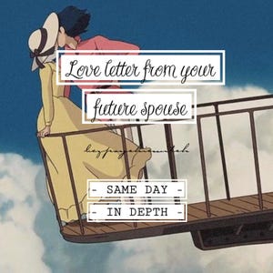 Carta de amor EL MISMO DÍA de tu futuro cónyuge/alma gemela/lectura psíquica de tarot EN PROFUNDIDAD **por favor lee la descripción**