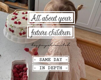 SAME DAY future children reading, how many children will I have? Spirit baby reading, baby gender reveal reading **please read description**