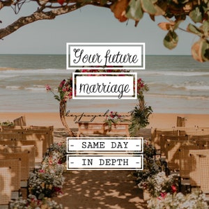 SAME DAY your future marriage future spouse wedding day | in DEPTH tarot psychic reading **please read description**