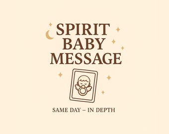 Message du MÊME JOUR de Spirit baby | Lecture psychique du tarot en profondeur **veuillez lire la description **