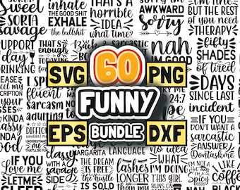 Funny Svg Bundle Quotes | Funny quotes svg files for cricut | Quotes Svg | Sayings Svg png dxf