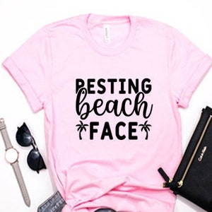 Resting beach face svg, funny beach quote svg, beach life svg, summer vacation svg png file